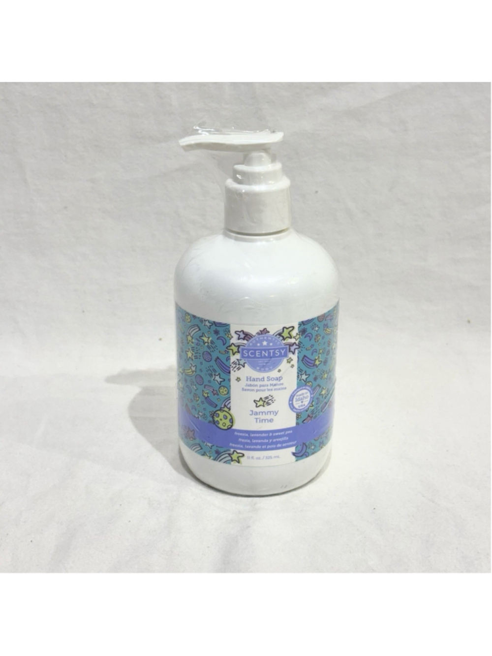 Scentsy Jammy Time Hand Soap 11 Fl Oz Pump Bottle Freesia, Lavender & Sweet Pea